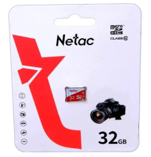 Носитель информации Netac P500 ECO 32GB MicroSDHC C10 up to 80MB/s, retail pack card only (NT02P500ECO-032G-S)