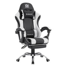 Офисное кресло TIOS BLACK/WHITE PU 64055 DEFENDER