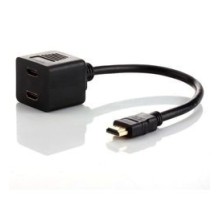 Rexant (17-6832) ПЕРЕХОДНИК шт.HDMI - 2гн.HDMI (провод) GOLD