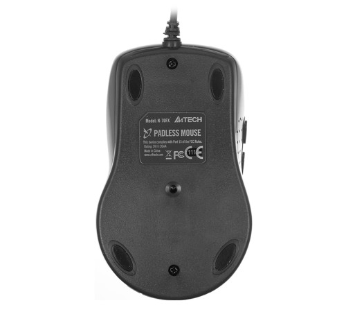 Мышь A4Tech V-Track Padless N-70FX черный оптическая (1600dpi) USB (7but) Мышь A4Tech V-Track Padless N-70FX черный оптическая (1600dpi) USB (7but)