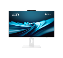 Моноблок MSI Pro AP272P 14M AiO 27" FHD(1920x1080)IPS AG Non-touch, Core i5-14400 (2.5GHz), 16Gb DDR5(2x8Gb), 512GB SSD M.2, Intel UHD, WiFi, BT, camera, WirelessKB&mouse Eng/Rus,No OS,1y war-ty, White (9S6-AF8322-803)