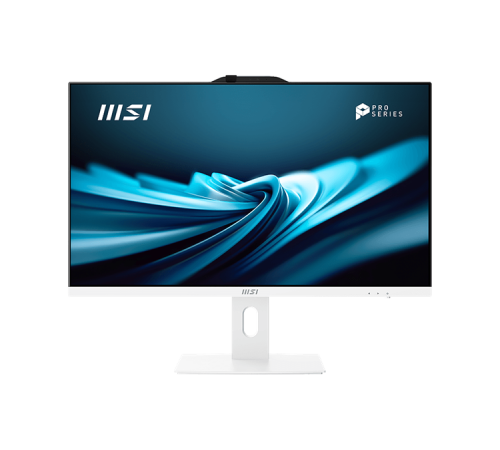 Моноблок MSI Pro AP272P 14M AiO 27" FHD(1920x1080)IPS AG Non-touch, Core i5-14400 (2.5GHz), 16Gb DDR5(2x8Gb), 512GB SSD M.2, Intel UHD, WiFi, BT, camera, WirelessKB&mouse Eng/Rus,No OS,1y war-ty, White (9S6-AF8322-803)