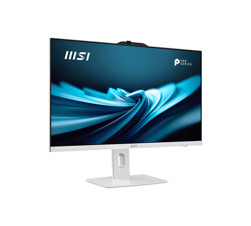 Моноблок MSI Pro AP272P 14M AiO 27" FHD(1920x1080)IPS AG Non-touch, Core i5-14400 (2.5GHz), 16Gb DDR5(2x8Gb), 512GB SSD M.2, Intel UHD, WiFi, BT, camera, WirelessKB&mouse Eng/Rus,No OS,1y war-ty, White (9S6-AF8322-803)