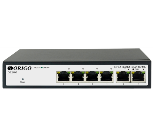 Коммутатор ORIGO Настраиваемый L2 коммутатор 6x1000Base-T (OS2406/A1A) Коммутатор ORIGO Настраиваемый L2 коммутатор 6x1000Base-T (OS2406/A1A)