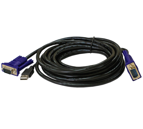 Кабель ORIGO Кабель KVM с разъемами VGA и USB, 3 м (OKVMCU3/A1A) Кабель ORIGO Кабель KVM с разъемами VGA и USB, 3 м (OKVMCU3/A1A)