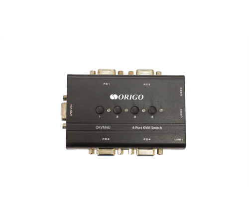 Переключатель ORIGO 4-портовый KVM-переключатель с портами VGA и USB (OKVM4U/A1A)