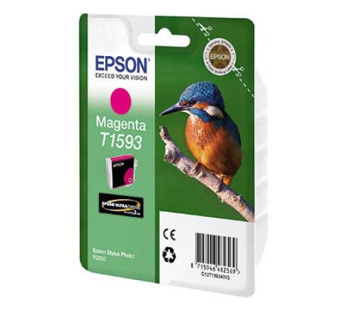 Картридж струйный Epson T1593 C13T15934010 пурпурный (1200стр.) (17мл) для Epson St Ph R2000