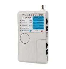 Rexant (12-1003) Тестер кабеля универсальный 5 в 1  RJ-45+RJ-11/RJ-12+1394+USB+BNC  3468