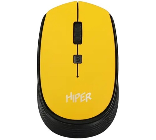 Мышь HIPER беспроводная HOMW-085 {1600dpi, желтый, USB, 4кнп}