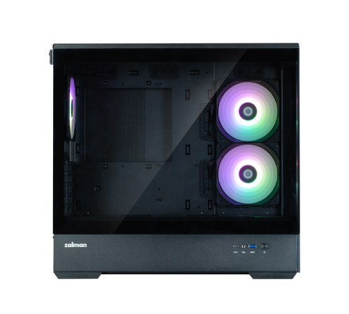 Корпус ZALMAN P30 V2, MATX, BLACK, WINDOW, 2x3.5", 3x2.5", 1xUSB TYPE-C, 1xUSB3.0, SIDE 2x120mm ARGB, REAR 1x120mm ARGB, VGA support (P30 Black V2) Корпус ZALMAN P30 V2, MATX, BLACK, WINDOW, 2x3.5", 3x2.5", 1xUSB TYPE-C, 1xUSB3.0, SIDE 2x120mm ARGB, REAR 1x120mm ARGB, VGA support (P30 Black V2)