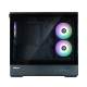 Корпус ZALMAN P30 V2, MATX, BLACK, WINDOW, 2x3.5", 3x2.5", 1xUSB TYPE-C, 1xUSB3.0, SIDE 2x120mm ARGB, REAR 1x120mm ARGB, VGA support (P30 Black V2)