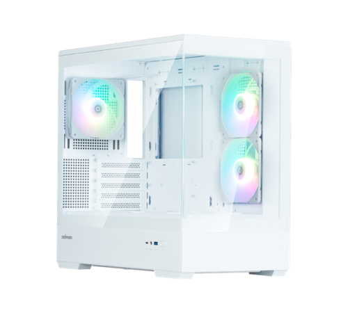 Корпус ZALMAN P30 V2, MATX, WHITE, WINDOW, 2x3.5", 3x2.5", 1xUSB TYPE-C, 1xUSB3.0, SIDE 2x120mm ARGB, REAR 1x120mm ARGB, VGA support (P30 White V2) Корпус ZALMAN P30 V2, MATX, WHITE, WINDOW, 2x3.5", 3x2.5", 1xUSB TYPE-C, 1xUSB3.0, SIDE 2x120mm ARGB, REAR 1x120mm ARGB, VGA support (P30 White V2)