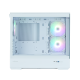 Корпус ZALMAN P30 V2, MATX, WHITE, WINDOW, 2x3.5", 3x2.5", 1xUSB TYPE-C, 1xUSB3.0, SIDE 2x120mm ARGB, REAR 1x120mm ARGB, VGA support (P30 White V2)