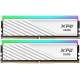 Оперативная память ADATA DDR5, 32GB, 6000MHz, 2*16GB, 30-40-40, WHITE, DUAL TRAY, RGB (AX5U6000C3016G-DTLABRWH)
