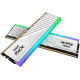 Оперативная память ADATA DDR5, 32GB, 6000MHz, 2*16GB, 30-40-40, WHITE, DUAL TRAY, RGB (AX5U6000C3016G-DTLABRWH)