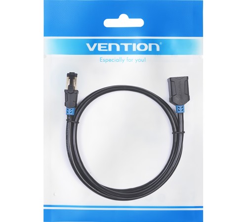 Патч-корд удлинитель Vention прямой SSTP cat.6, RJ45 - 3м. Черный Vention IBLBI
