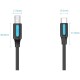 Кабель Vention USB 2.0 Type C M/BM - 1 м. Кабель Vention USB 2.0 CM/BM - 1 м (CQUBF)
