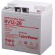 Аккумуляторная батарея PS CyberPower RV 12-26 / 12 В 26 Ач CyberPower Professional Series RV 12-26