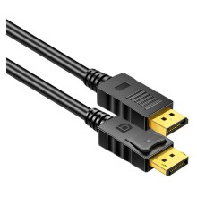 Bion Кабель DisplayPort v1.2, 20M/20M, 3840x2160@30Hz, экран, 1м, черный, позолоченные контакты [BXP-CC-DP-010]
