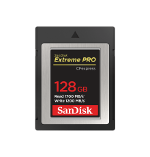 Карта памяти SanDisk Extreme PRO CFexpress Card Type B, 128GB, 1700MB/s Read, 1200MB/s Write
