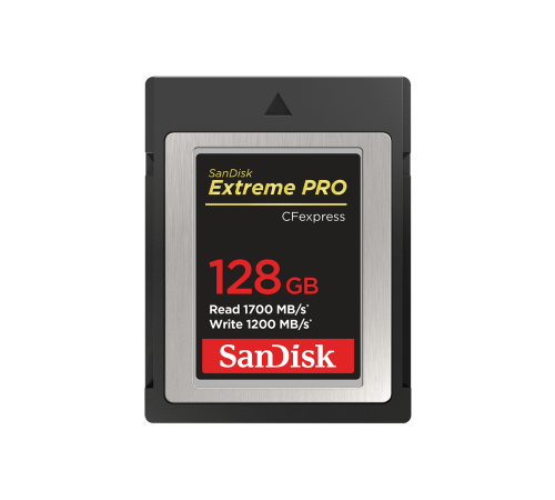 Карта памяти SanDisk Extreme PRO CFexpress Card Type B, 128GB, 1700MB/s Read, 1200MB/s Write Карта памяти SanDisk Extreme PRO CFexpress Card Type B, 128GB, 1700MB/s Read, 1200MB/s Write