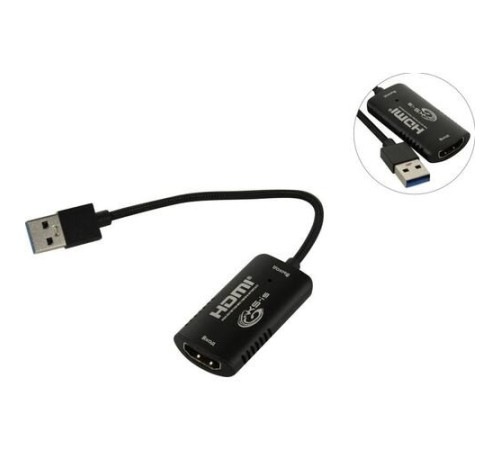 KS-is KS-489 Адаптер видеозахвата HDMI USB 3.0 макси KS-is KS-489 Адаптер видеозахвата HDMI USB 3.0 макси
