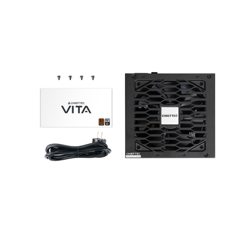 Блок питания Chieftec Vita BPX-850S (ATX 2.53, 850W, 80 PLUS BRONZE, Active PFC, 120mm fan) Retail (BPX-850S)