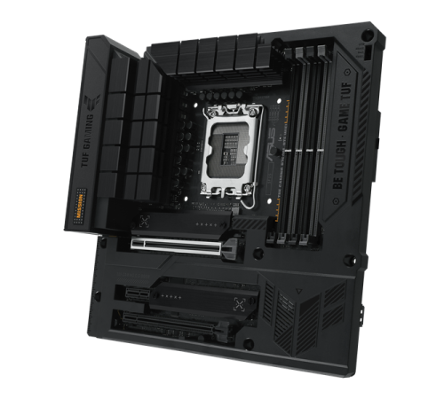 Материнская плата ASUS TUF GAMING B760M-BTF WIFI, LGA1700, B760, 4*DDR5, 4*SATA, 3*M.2, 5*USB 3.2, 4*USB 2.0, Type-C, 2*PCIx16, 1*PCIx1, DP+HDMI, mATX; 90MB1G50-M0EAY0 (TUF GAMING B760M-BTF WIFI)