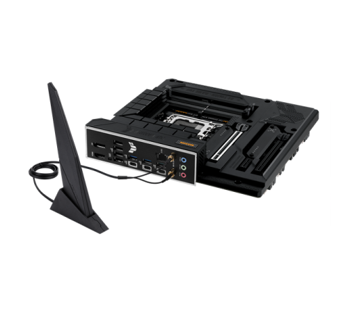 Материнская плата ASUS TUF GAMING B760M-BTF WIFI, LGA1700, B760, 4*DDR5, 4*SATA, 3*M.2, 5*USB 3.2, 4*USB 2.0, Type-C, 2*PCIx16, 1*PCIx1, DP+HDMI, mATX; 90MB1G50-M0EAY0 (TUF GAMING B760M-BTF WIFI)