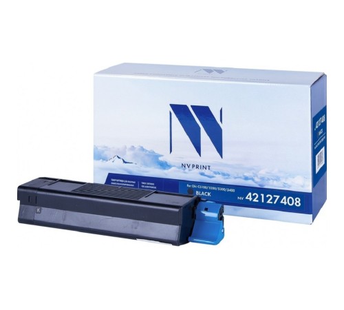 Картридж NVP совместимый NV-42127408 Black для Oki C5100/5200/5300/5400 (5000k)