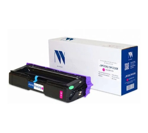 Картридж NVP совместимый NV-SPC220/SPC220E Magenta для Ricoh Aficio SP C220/SP C221/SP C222/SP C240 (406054) (2300k)