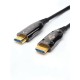 Кабель HDMI 20 м (HIGH speed, Metal gold, Optical) 8K VER 2.1 ATcom HDMI 2.1 (m) - HDMI 2.1 (m) 20 м (AT8878)