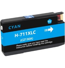Струйный картридж NV Print 711 (NV-CZ130A) Cyan для HP Designjet T120/T520 (27 мл)