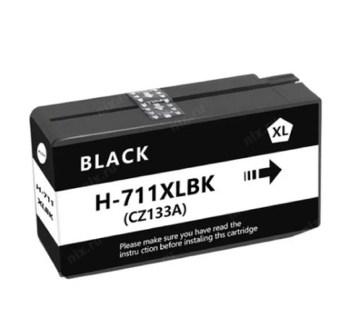 Струйный картридж NV Print 711 (NV-CZ133A) Black для HP Designjet T120/T520 (73 мл)