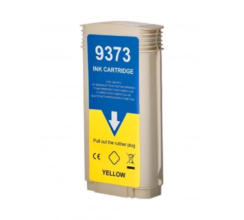Струйный картридж NV Print 72 (NV-C9373A) Yellow для HP DesignJet T1100, T1120, T1200, T1300,  T610, T620, T770, T790, T2300, T795 (130 мл)