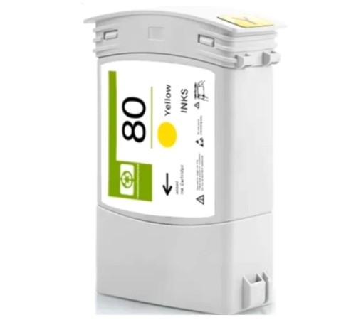 Струйный картридж NV Print 80 (NV-C4848A) Yellow для HP DesignJet 1050c, 1055cm (400 мл)