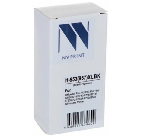 Струйный картридж NV Print 953(957)XLBK (NV-L0S70AE)  Black для HP OfficeJet Pro 7720, 7730, 7740, 8210, 8218, 8710, 8715, 8720, 8725, 8730 (2000 стр)