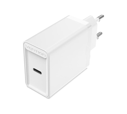 Сетевое зарядное устройство Vention на 1 порт USB C QC 4.0 Белый Vention FADW0-EU