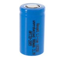 Rexant (30-2085) Аккумулятор Li-ion 18350, 3,7В, 900мАч, без платы защиты, плоский контакт, 10 шт, коробка