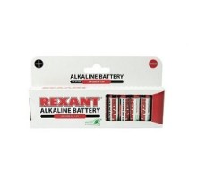Rexant (30-1026) Батарейка алкалиновая AA/LR6, 1,5В, 12 шт, блистер