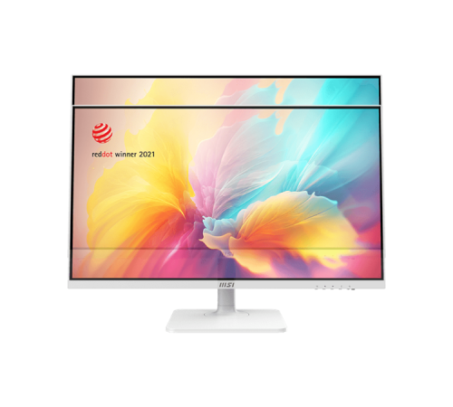 Монитор MSI Modern MD2712PW 27" 16:9 FHD(1920x1080) IPS Flat,1ms(MPRT),1000:1,100M:1,300nit,178/178,HDMI 1.4,USB-C,Speaker,Tilt,Swivel,Height,Pivot,VESA,100Hz,White(white cable),1y war-ty (9S6-3PA49H-218)