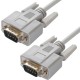 Greenconnect Кабель COM RS-232 порта соединительный 3 m GCR-DB9CM2M-3m, 9M / 9M Premium, серый, пластиковый пакет Кабель Greenconnect COM RS-232 9M/RS-232 9M (GCR-DB9CM2M-3m)