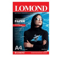 Термотрансфер Lomond 0808421 A4/140г/м2/10л./белый для темных тканей
