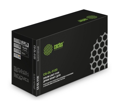 Блок фотобарабана Cactus CS-DL-5120 DL-5120/DL-5120P черный ч/б:30000стр. для BM5100ADN/BM5100ADW/BM5100FDN/BM5100FDW/BP5100DN/BP5100DW Pantum
