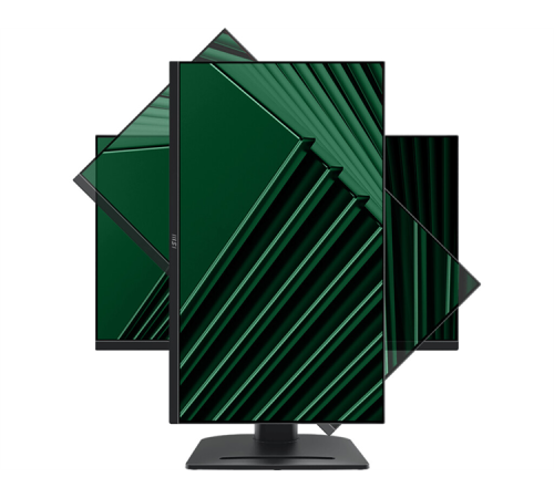 Монитор MSI PRO MP275QPDG 27" 16:9 WQHD(2560x1440) IPS Flat, WebCam FHD, 1ms(MPRT), 1300:1,100M:1,250nit,178/178,2xHDMI,DP,USB-C,USB-B, 4xUSB-A,RJ-45,Speaker,Tilt,Swivel,Height,Pivot 100HZ,Black,1y war-ty (9S6-3PC8CM-005)