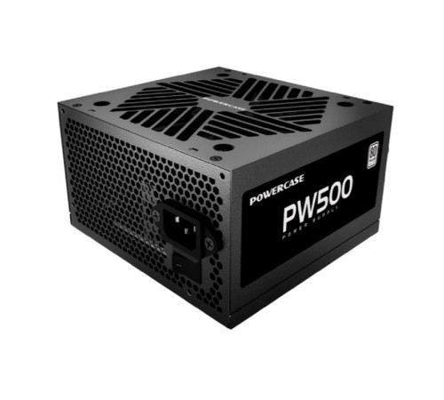 Powercase PW500 (80 Plus, ATX 2.31, 500W, APFC, DC-DC, 120mm Fan) / PS-500W-DC