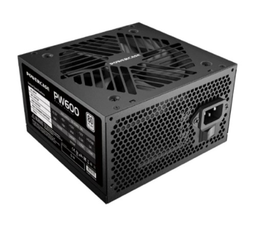 Powercase PW600 (80 Plus, ATX 2.31, 600W, APFC, DC-DC, 120mm Fan) / PS-600W-DC
