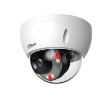 DAHUA DH-IPC-HDBW2849EP-S-IL-0280B Уличная купольная IP-видеокамера с ИИ 8Мп, 1/2.7” CMOS, объектив 2.8мм, видеоаналитика, Ик до 30м, LED до 30м, P67, IK10