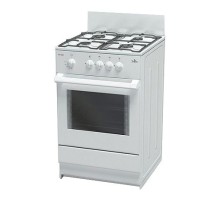 Плита Газовая Darina S GM 441 001 W белый реш.сталь