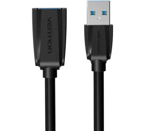 Кабель-удлинитель Vention USB 3.0 AM/AF - 0.5м Black Edition Кабель-удлинитель Vention USB 3.0 AM/AF - 0.5 м (VAS-A45-B050)